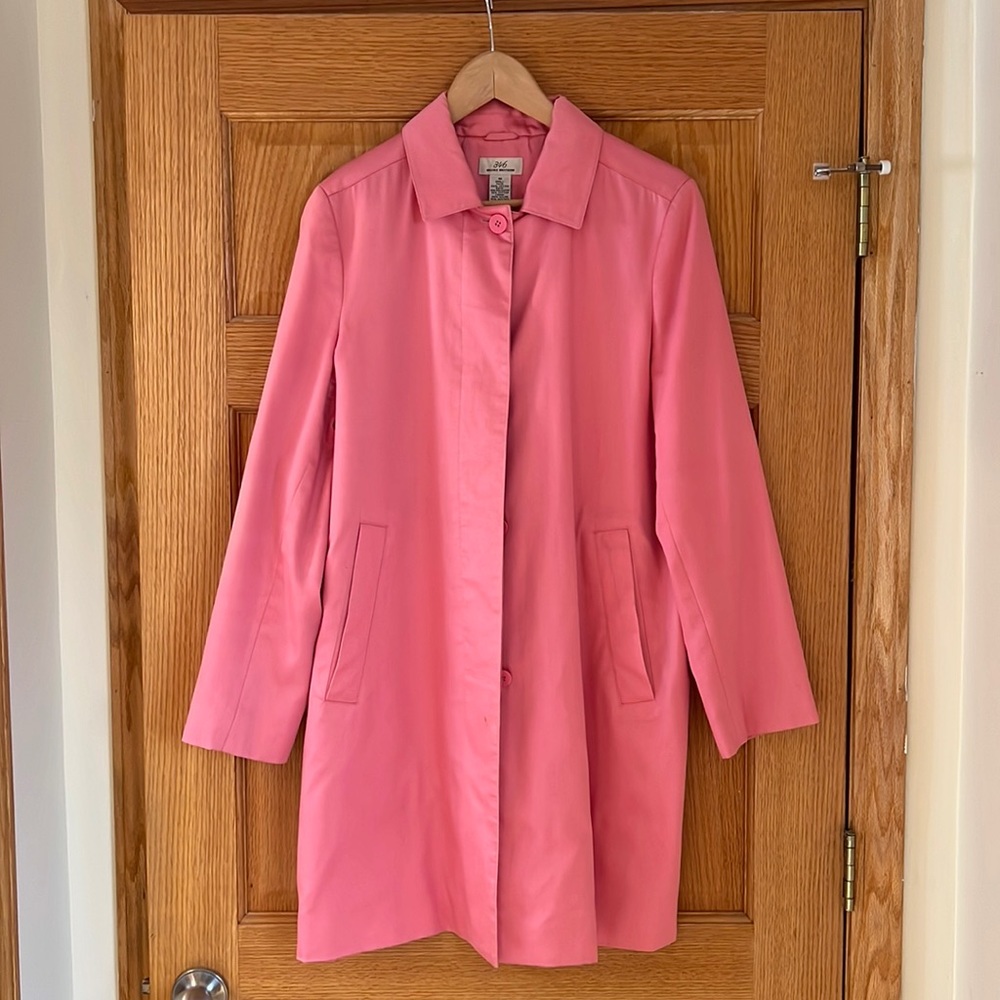 Pink Brooks Brothers Trench